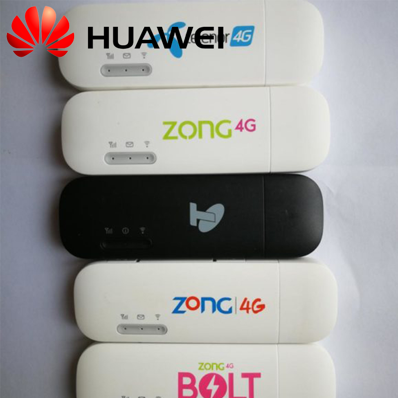Huawei E8372h-608 4G Usb Lte Modem 150 Mbps 4G Usb Dongle + 2 Pcs TS9 Antennes Met Sim card Slot (Unlocked)