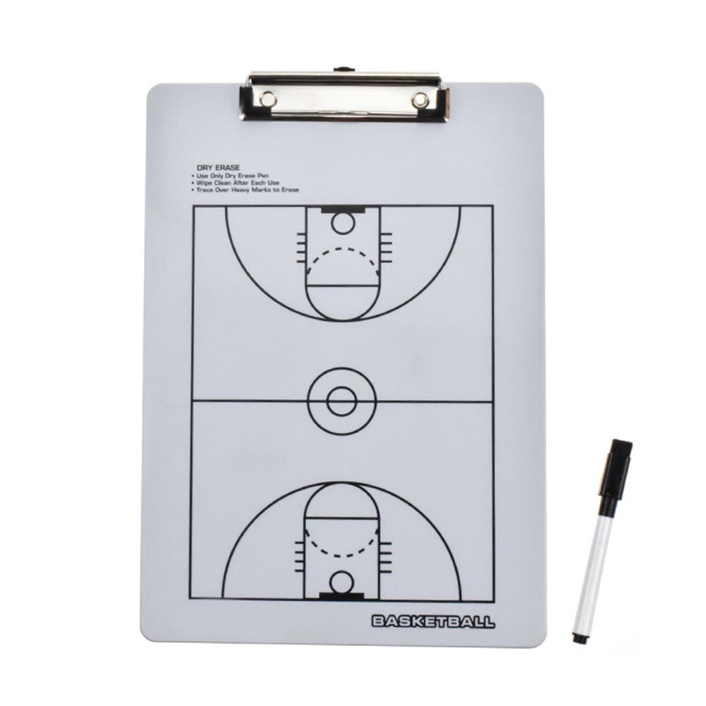 Coaching Board Football Basketball Wear Resistant Whiteboard Strategy Sports Marker Portable Volleyball Training Aids Dry Erase: 1