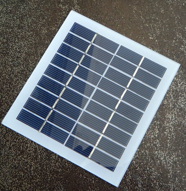 grade een 2 w 9 v glas gelamineerd polykristallijne zonnecel 135*125mm solar module diy solar charger