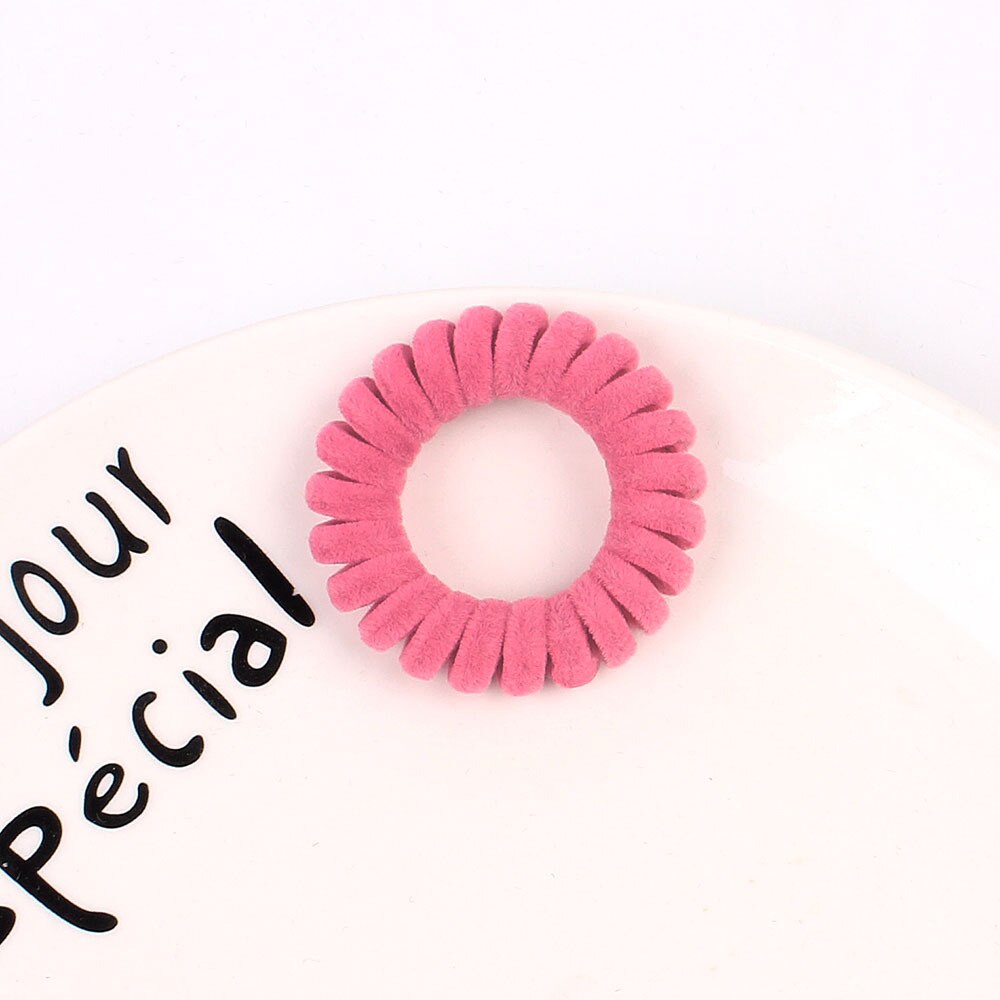 Estrella de mar mariposa transparente elástico pelo Scrunchies teléfono bobina, titular de cola de caballo elástico, cuerda de lazo de pelo para las mujeres, 10Yc12700: 1100132005