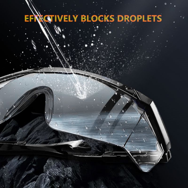 Gafas antivirus a prueba de gotas Unisex, gafas de alta definición con bloqueo de niebla, antipolvo, antigotas, ajustables