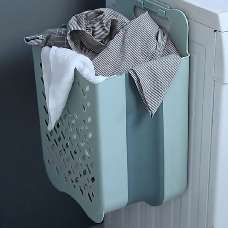 Kunststoff Schmutzige Kleidung Korb Haushalt Schlecht Wc Schutt Unterwäsche Höschen Zauberstab-Montiert Lagerung Korb