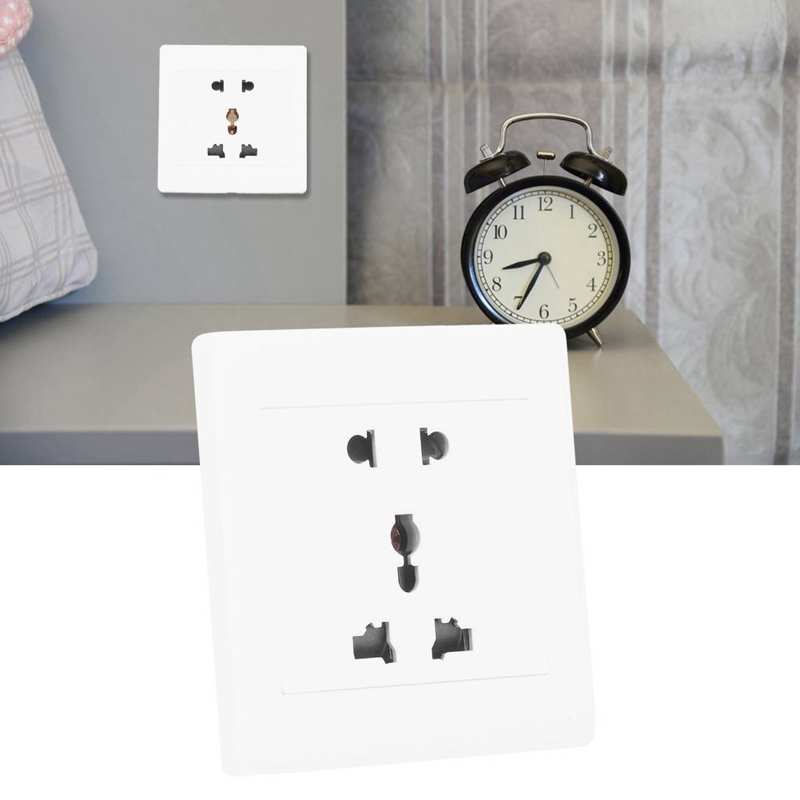 10 Sets Power Supply Socket Concealed Installation Socket Wall-Mounted 5-Hole Outlet Household Power Supplies