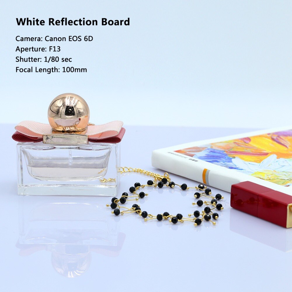 2pcs/lot 20x20cm Reflective White Black Acrylic Reflection Background Display Boards for Product Table Top Photography Shooting