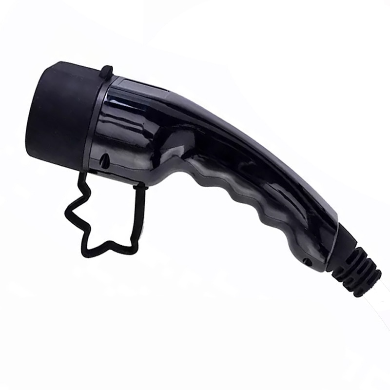 Adaptador de enchufe tipo 2 para coche eléctrico, conector IEC 62196 Mennekes 32A 16A, 3 fases, 1 fase única, hembra, estilo europeo