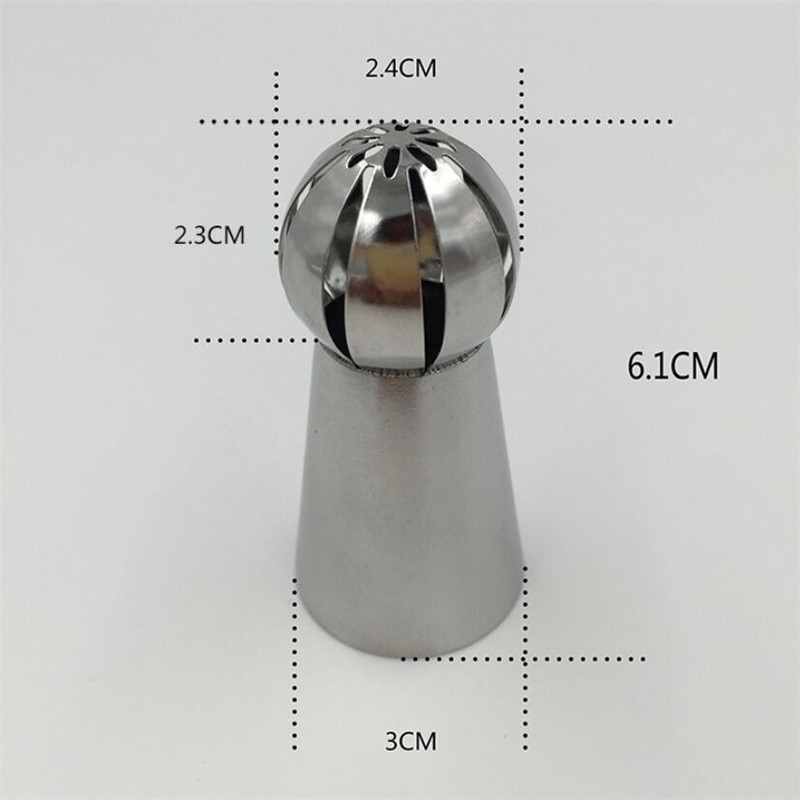Bico de confeitar russo para artesanato, ferramentas para decoração de açúcar, bolas de confeitaria, decorador de cupcake, utensílios de cozinha