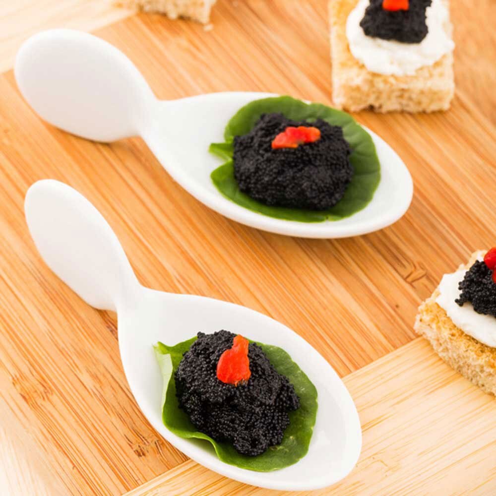 Keramik Fisch bilden Nachtisch Platte Mini Sushi Assiette Gericht Schüsseln Portion Löffel Restaurantware