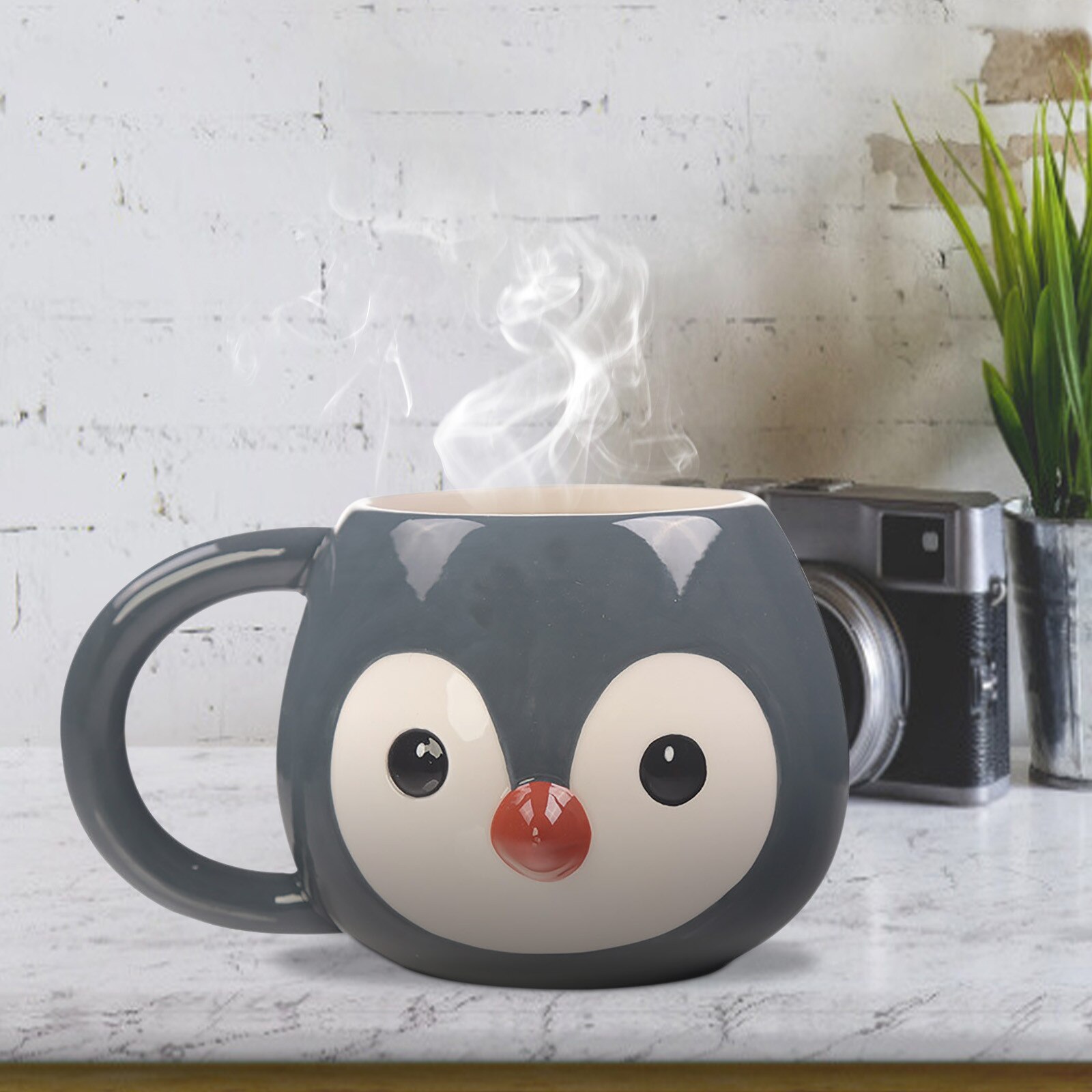 Saintgace 3D Leuke Cartoon Dier Water Cup Keramische Thee Koffie Kopjes En Mokken Stereo Vision Paar Mok Drinkware Tazas