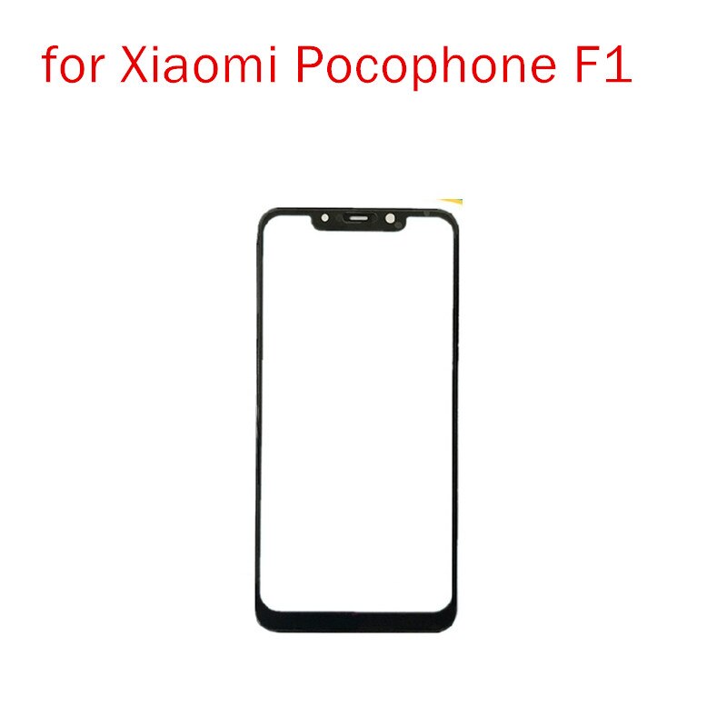 Für Xiaomi Pocophone F1 Touchscreen Glas Sensor Panel Front Glas Panel Digitizer Touchpad Pocophone F1 Reparatur Ersatzteile