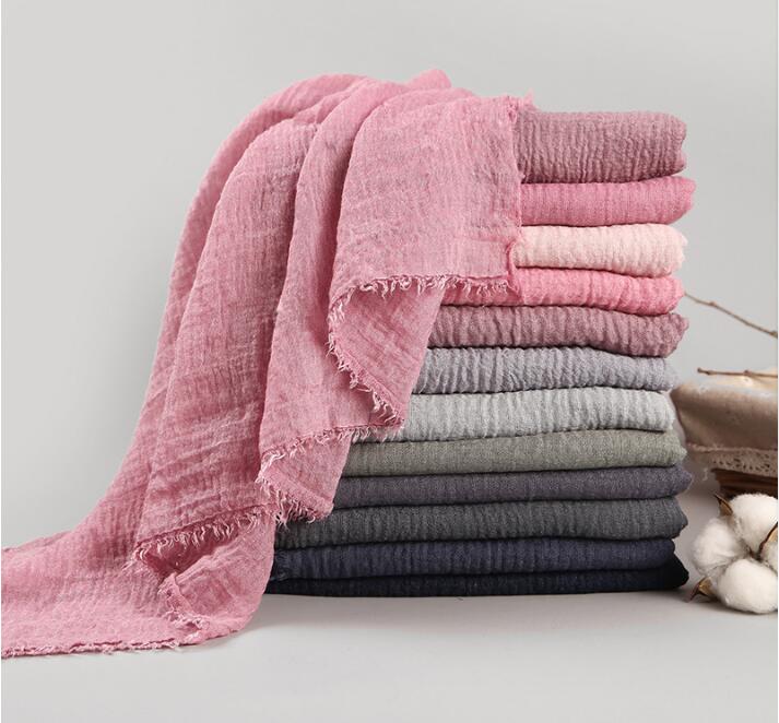 Écharpe Hijab en viscose de coton, 10 pièces, , écharpe, châle à la , bon marché, enveloppe musulmane, 50% pièces