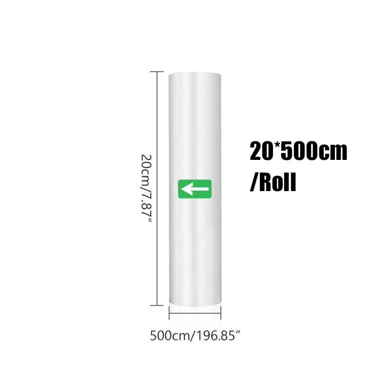 110V/220V Automatic Food Vacuum Sealer Packer Household Food Packaging Machine For Home Kitchen Commercial Vacuum Food Sealing: 20x500cm / EU Plug
