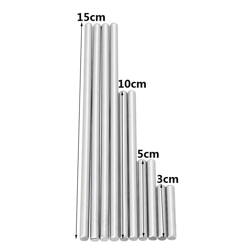 10pcs 5.3mm Ejector Pins Set High Hardness Full Specifications Steel Reamer Machine Tool Accessories For Pushing Rifling Buttons