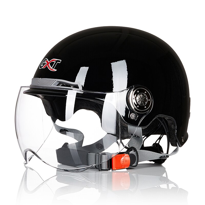 Light GXT electric motorcycle helmet Men and women Adjustable head circumference Half helmet summer safety helmet Made of ABS: 5