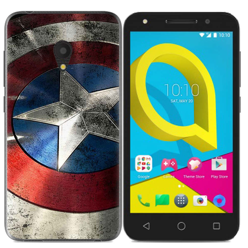 Phone Case For Alcatel U5 3G / Alcatel U5 Plus Cute Cartoon Painted TPU Soft Case Silicone Cover: 13