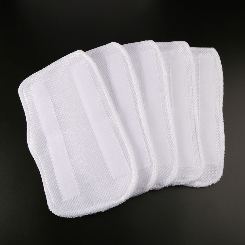 5 pièces vadrouille à vapeur doux microfibre chiffon couvre pour requin S3101 tête tampon de remplacement