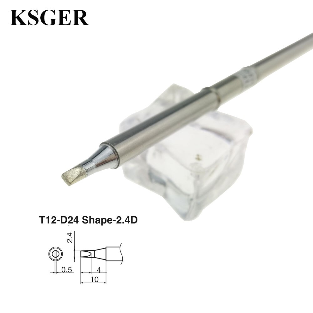 KSGER T12-D24 Tipps STM32 OLED/LED Lözehn Bahnhof DIY Schweißen Lözehn Eisen Für FX951 Hand8S Schmelzen Zinn Reparatur werkzeuge