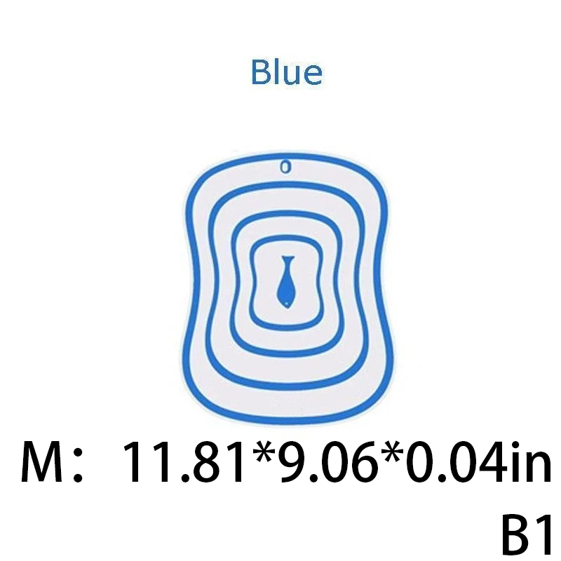 3 Größen farbige Linie Küche rutsch feste Hack klötze Werkzeug flexible transparente Schneide brett Küche pp Schneide bretter: violet