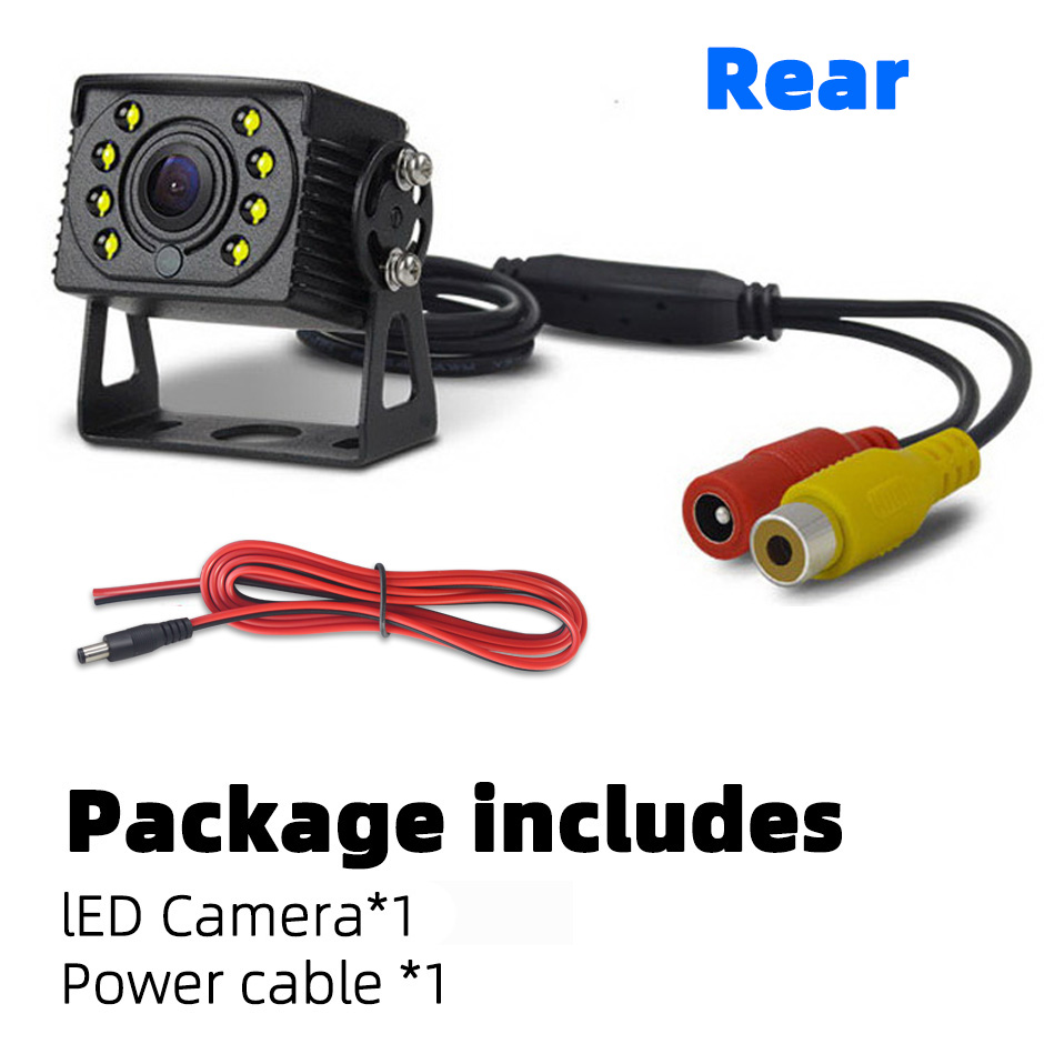 car Rear View Camera UV sensor light control AV 4 pin aviation For Truck/Trailer/Pickups/RV Truck Backup Camera Heavy Duty QXNY: add 10m 4pin cable