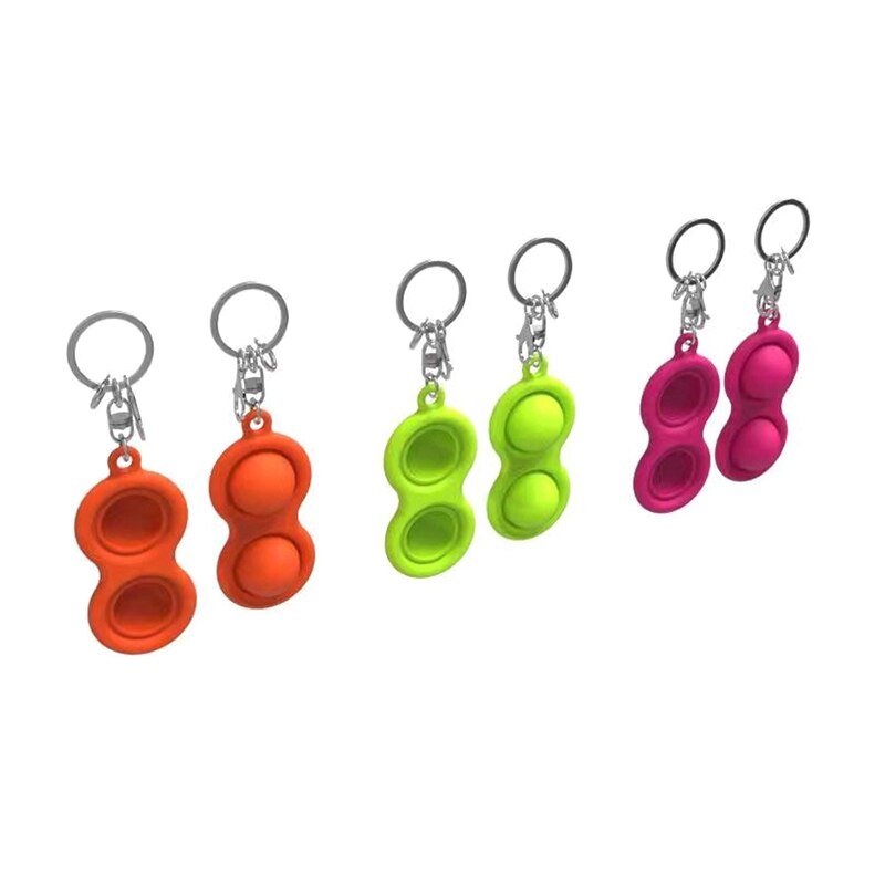 Nieuws Micro Eenvoudige Kuiltje Speelgoed Kuiltje Sleutelhanger Anti Speelgoed Stochastisch Draagt Handig Stress Reliever Speelgoed