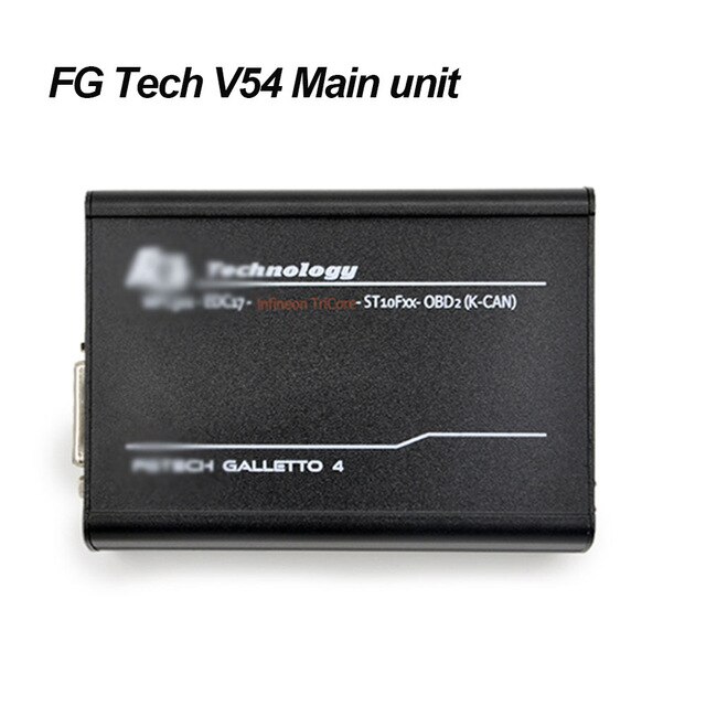 Fgtech Galletto 4 Master V54 Fg-tech 2 Galletto V54 VD300 Funzione di Supporto BDM BDM nessun limite obd2 auto ECU strumento di Chip Tuning: FG Tech V54main unit