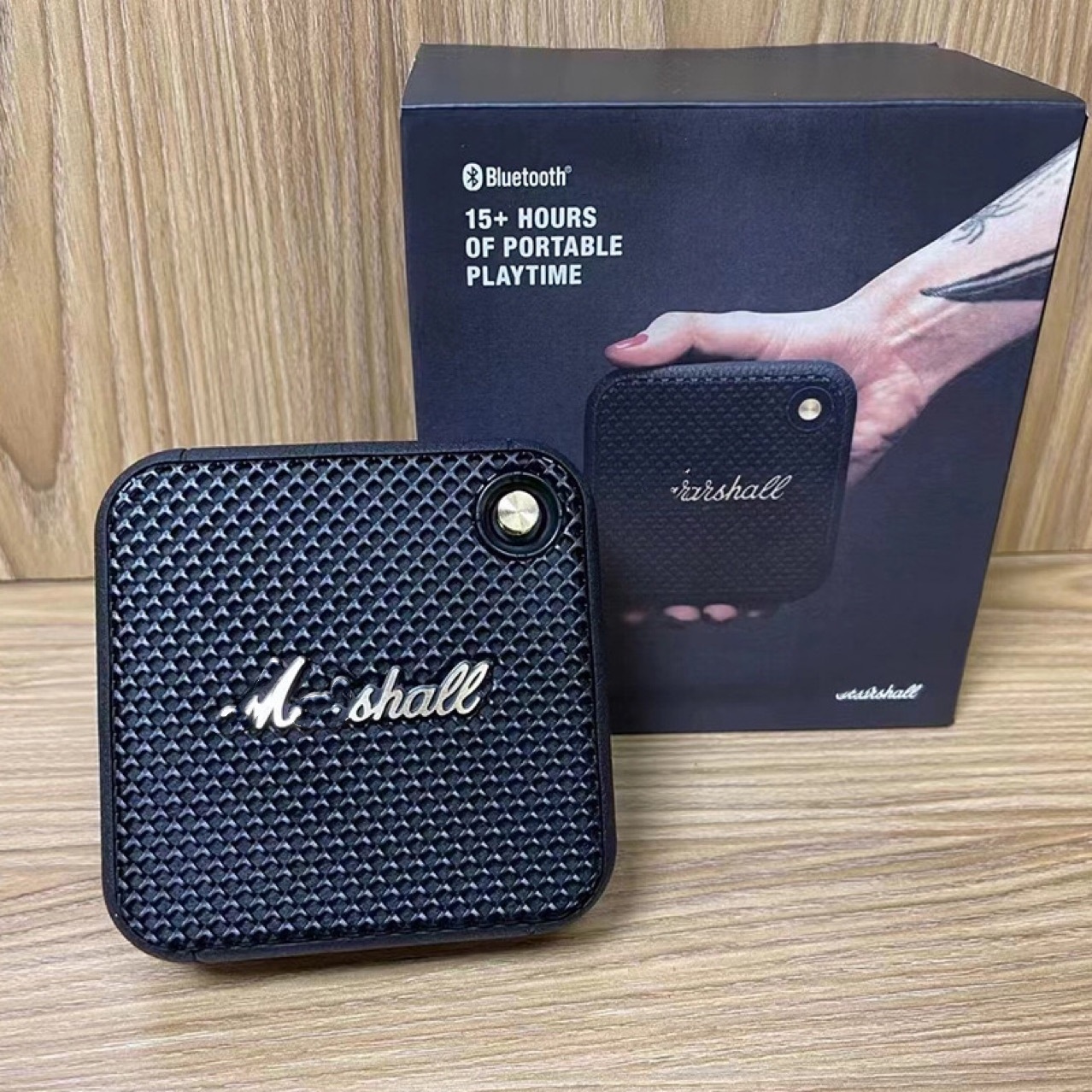 Willen draadloze bluetooth speaker draagbare kleine buitenspeaker marsh 11: Zwart