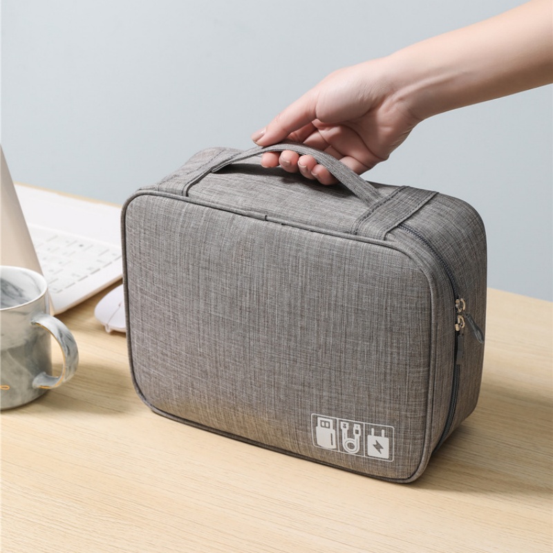 Cable Storage Bag Portable Digital Storage Bag USB Gadget Waterproof Cable Organizer Pouch Electronics Devices Accessories