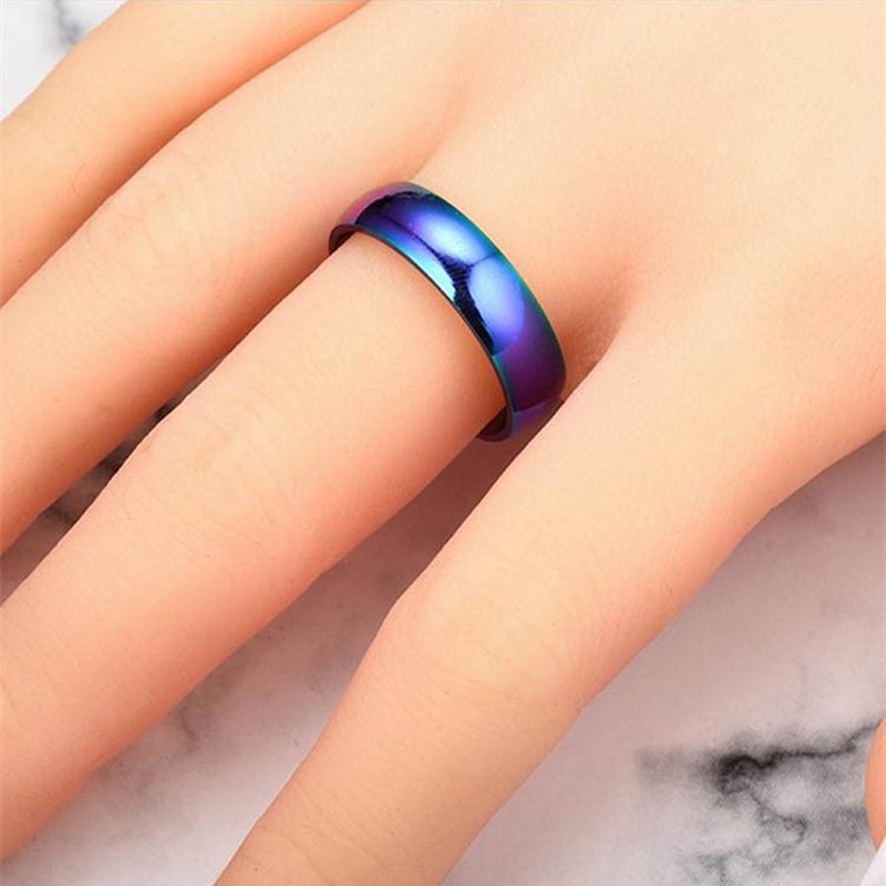 Bague en acier titane pour thérapie magnétique, anneau en acier titane, bijoux pour hommes et femmes, perte de poids, soins de santé, 16 à 23mm, 1 pièce