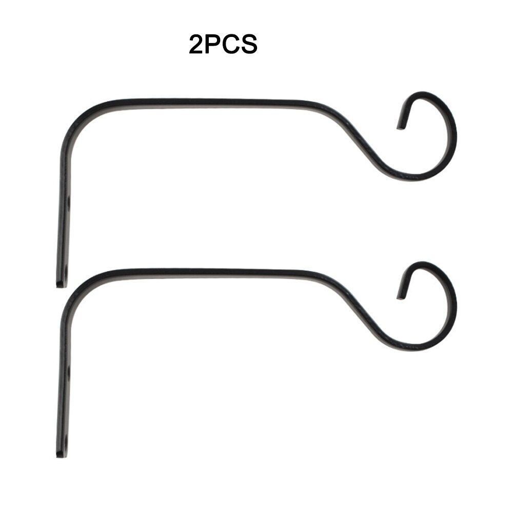 2 pièces en fer forgé métal mural suspendu lanterne cintre panier support maison oiseau alimentation jardin décoration