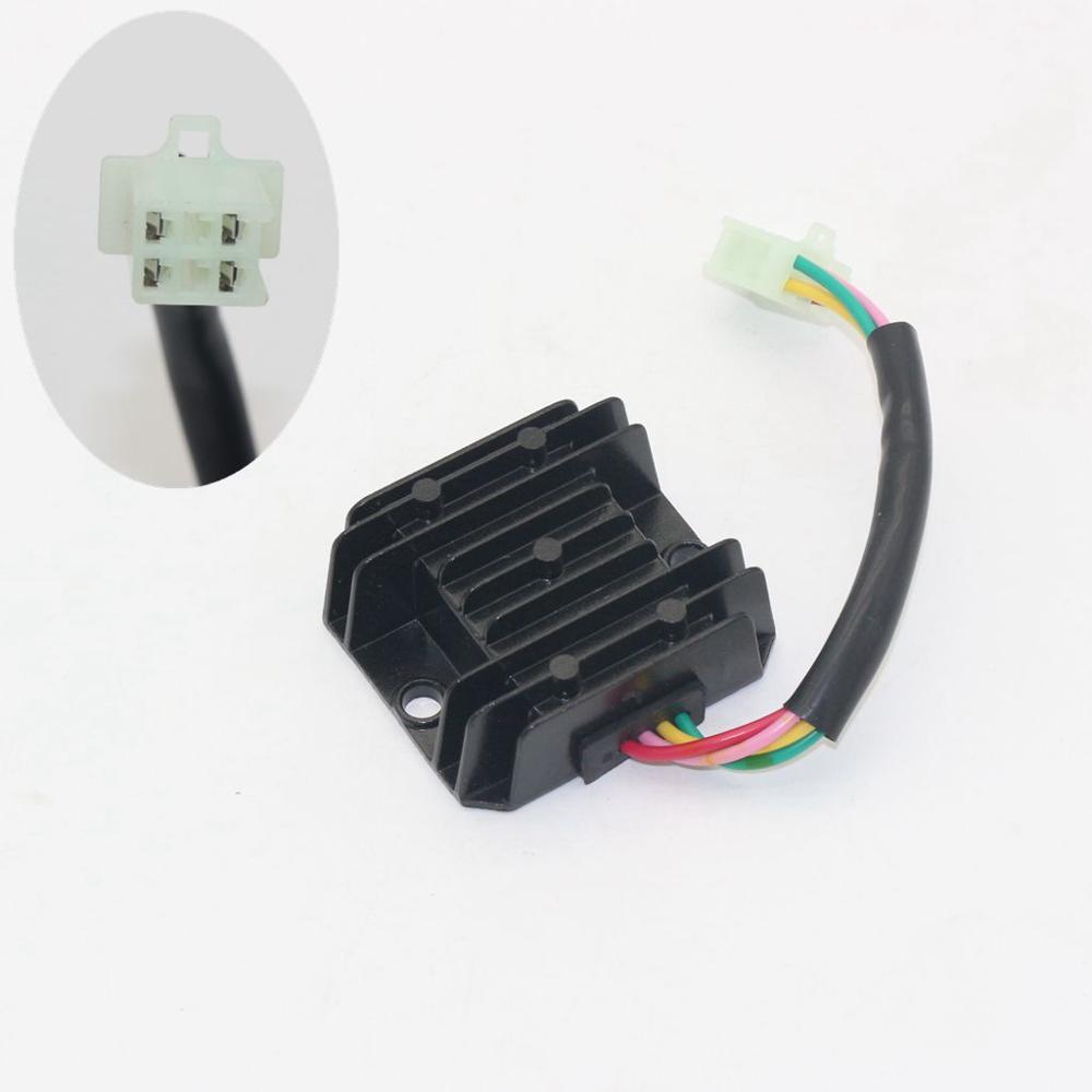 12V Motorfiets Spanningsregelaar Gelijkrichter Met 4 Draden Atv GY6 50 150cc Voor Scooter Motorfiets En Boot Bromfiets Motoren 4pin