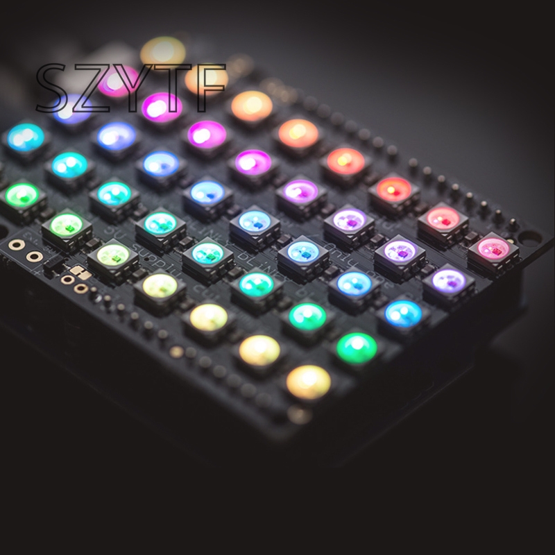 40 bit RGB LED WS2812 Pixel Matrix Shield FZ1596