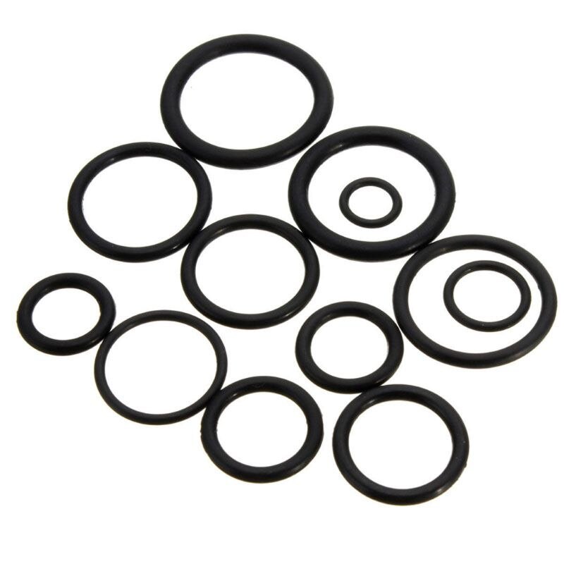 50 st gummi o-ring packningar olika storlekar set kit för vvs kran tätning diskbänk gänga