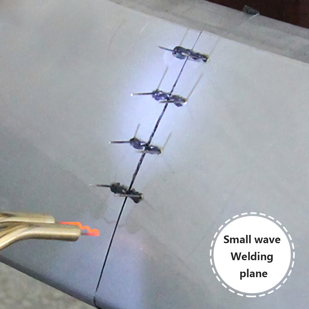 Nietmachine Plastic Reparatie Standaard Pre Cut Wave Nietjes Bumper Carrosserie Reparaties 0.8Mm Wave Nietjes Rvs