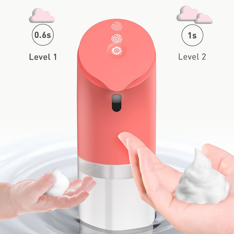 Leuke Automatische Hand Zeepdispenser Inductie Schuimende Zeepdispenser Zeepdispenser Hand Washer Voor Badkamer Keuken