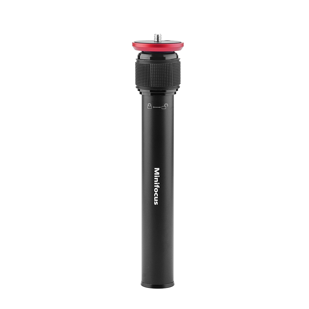 Tubo de extensión de columna central para trípode, extensor de montaje de cámara, varilla telescópica, poste de 2 secciones para cámara DSLR, trípodes de cardán de mano