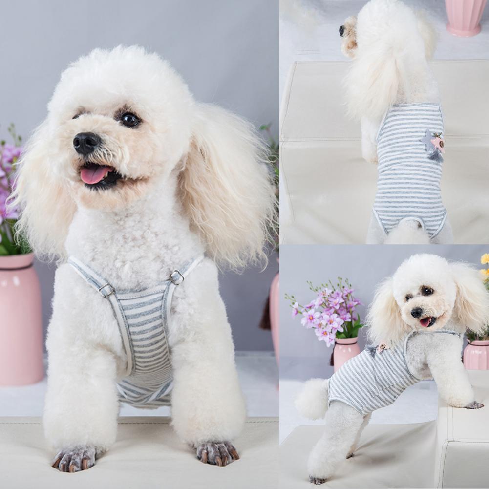 Pet Short Pants Wearable Puppy Jumpsuit Sanitary Pants Soft Touching Adjustable Dog Diaper