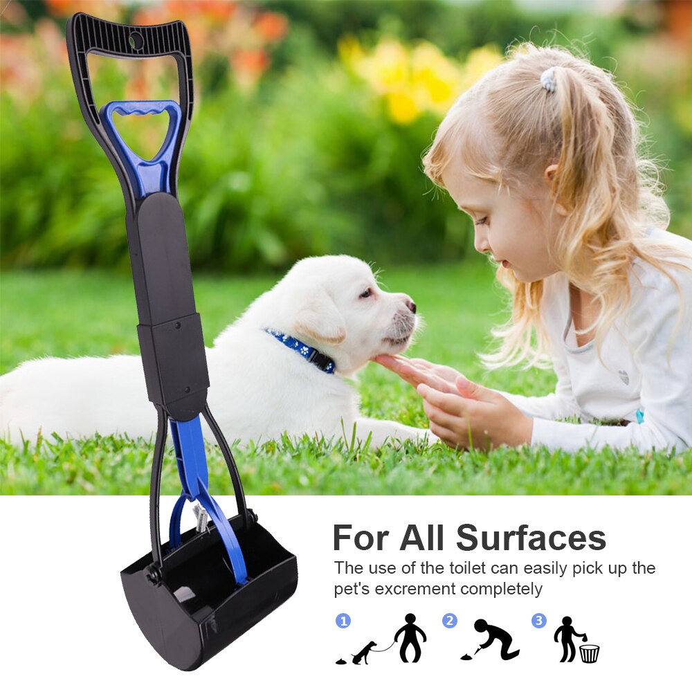Recogedor de caca de perro plegable, limpiador en forma de pala para recoger residuos de mascotas, suministros para perros, 1 Uds.