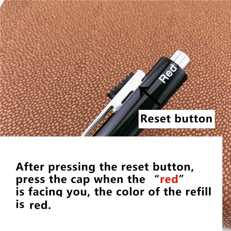 luxury ballpoint pens for writing School Office supplies student teacher Multifunctional pen 3 ink colors in 1 pen