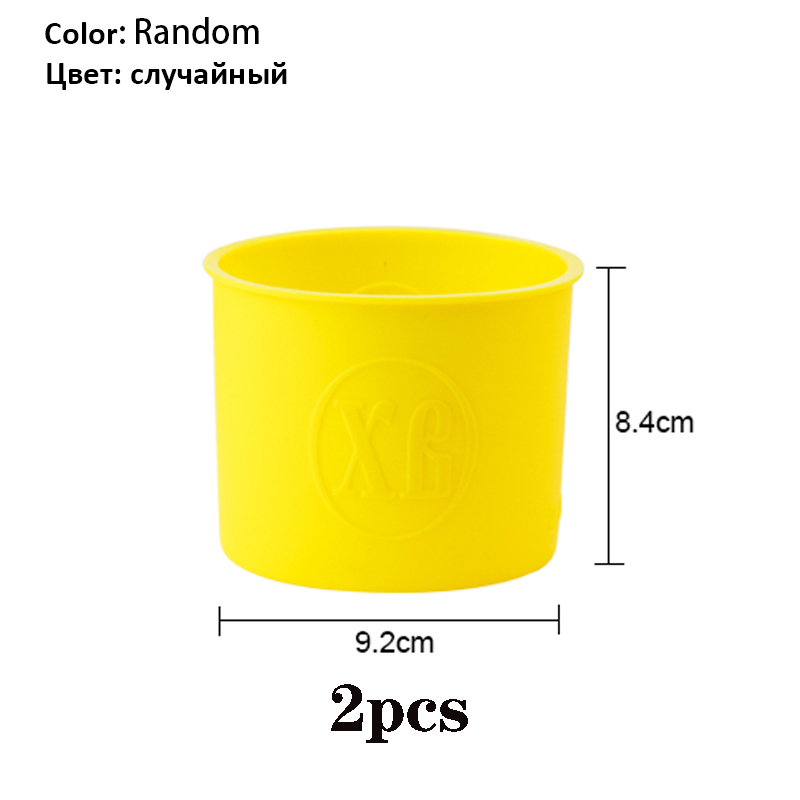 Siliconen Ronde Rechthoekige Mold Set Siliconen Cake Toast Brood Lade Mold Non-stick Kleur Willekeurige Bakken Tools: Clear