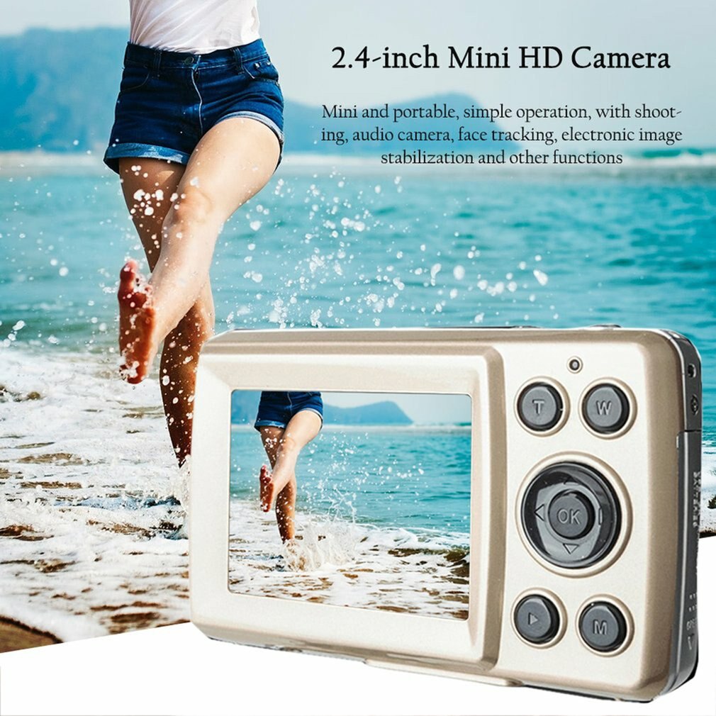 Camera And Exquisite Portable High-definition Digital Photography 2.4-inch Children&#39;s Camera 16 Million Pixels