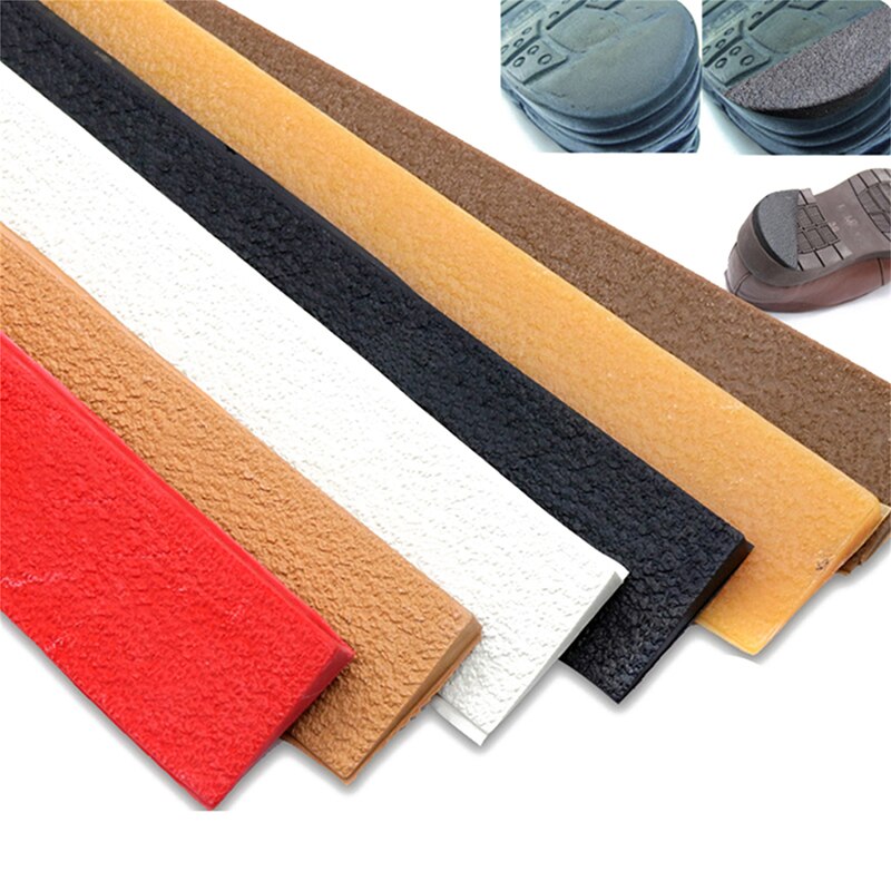 Parches de reparación de suela antideslizantes para zapatos de cuero, parche grueso de tacón alto, almohadilla de goma reemplazable, fácil de usar