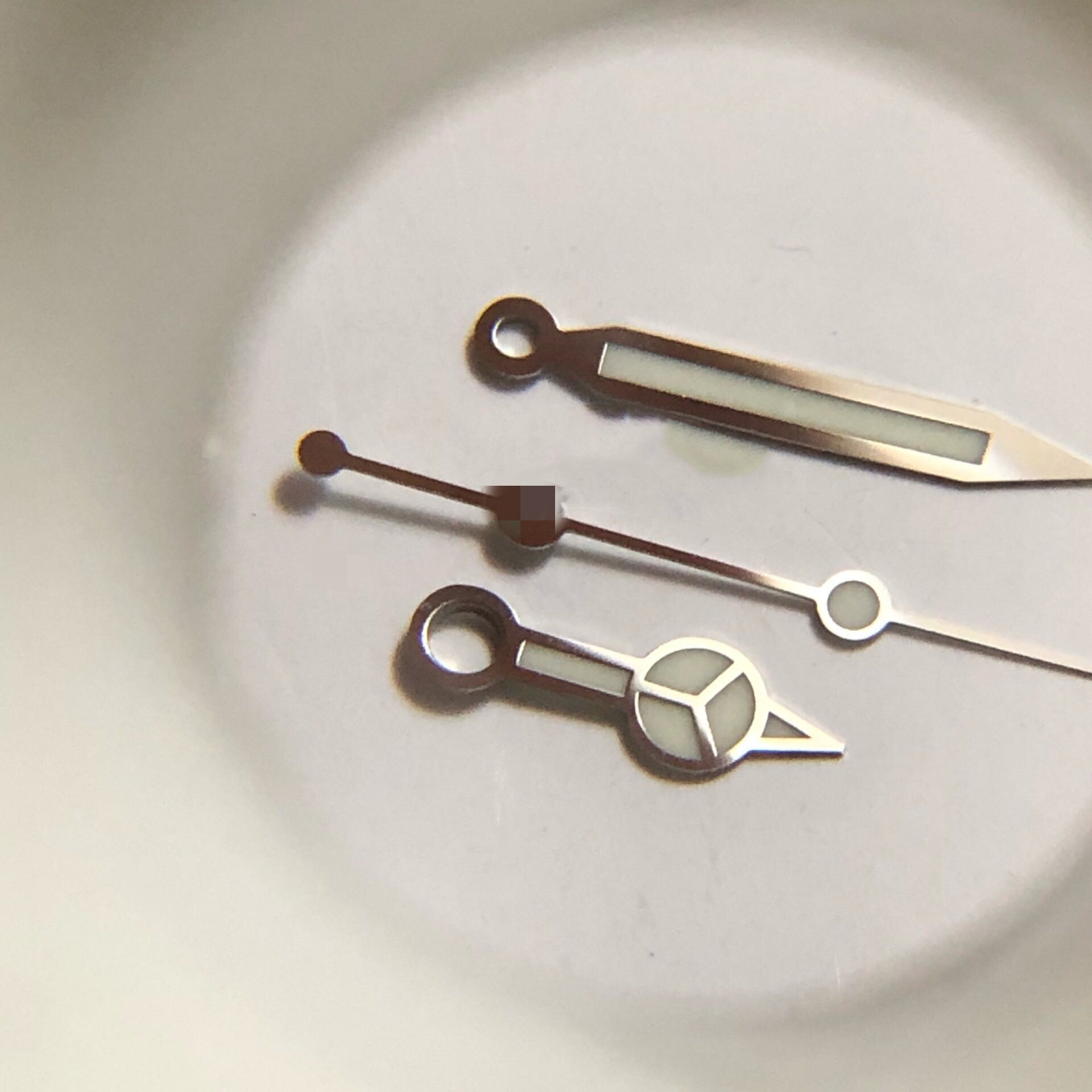 Acessórios de movimento relógio original suíço eta3135 movimento acessórios 3135 mão relógio agulha luminosa