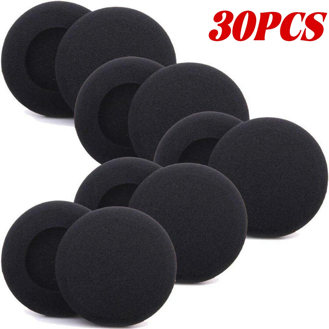 Coussinets d'oreille en mousse épaisse pour écouteurs, housse de coussin de remplacement en éponge, étui pour écouteurs 35mm 40mm 50mm 55mm 60mm, manchon de protection: S / Kaki