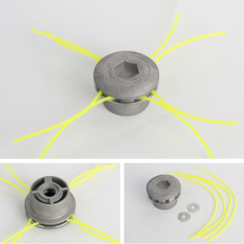 Simple aluminium rond pilier ligne chaîne scie brosse coupe gazon tête tondeuse à gazon coupe tête fil ligne chaîne scie maison