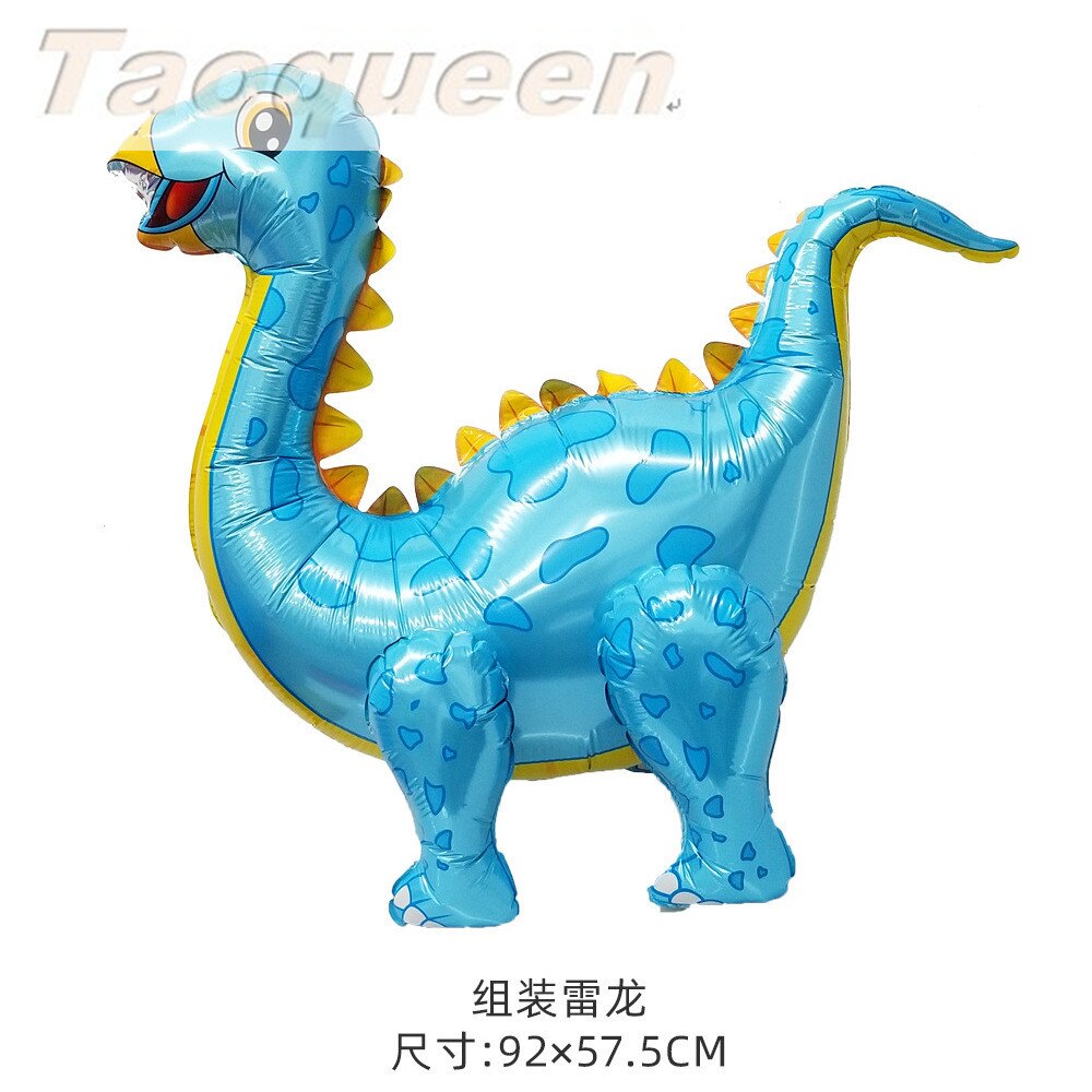 Chapeau de dessin animé grand 4D marche dinosaure feuille ballons décorations de fête d'anniversaire enfants babyrain sexe révéler dinosaure fête chapeau: 8