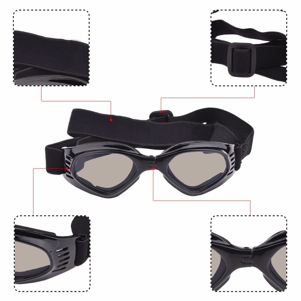 6 farben Nette Haustier Hund Sonnenbrille Sonnenbrille Haustier Katze Brille Auge Tragen Welpen Augenschutz Hundesalon Zubehör Pet dekoration