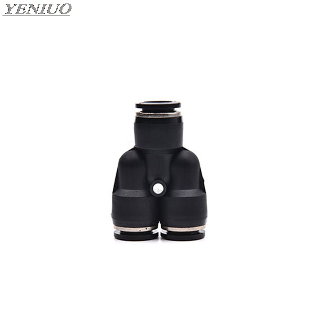 Connector Py 16 Black 3 Way Port Y Shape Air Pneumatic 4mm to 16mm... – Grandado