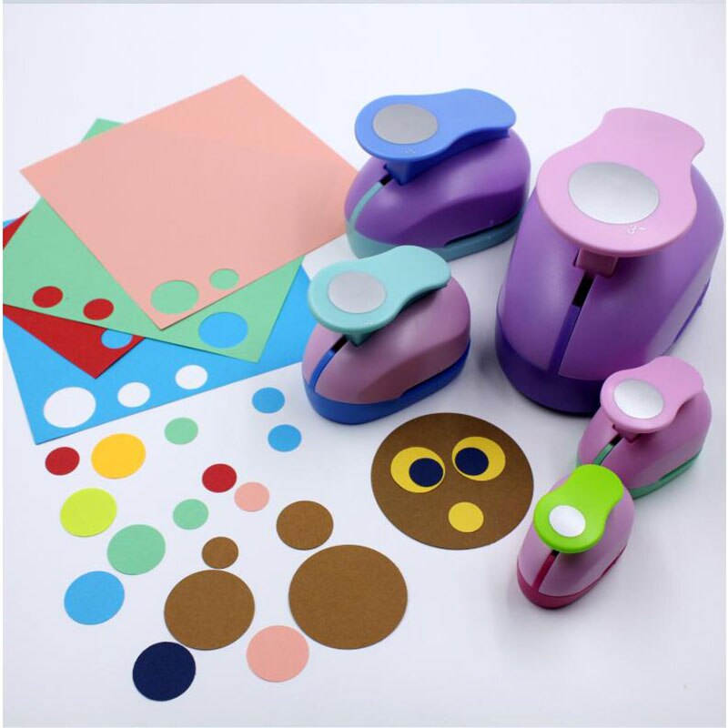 5/3/2/1pcs 9/16/25/38mm Cirkel Vorm vintage Scrapbook papier embossing Punch Cutters Voor scrapbooking bricolage francis DIY