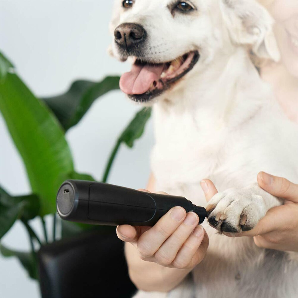 Pet Nail Grinder Electric Rechargeable Trimmer File Clippers with Low Noise