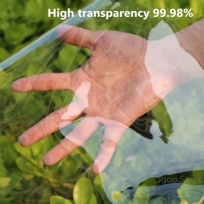 Thick 0.35mm Transparent PVC Rainproof Cloth Balcony Bonsai Succulent Plants Keep Warm Tarpaulin Pet Dog House Cover Waterproof