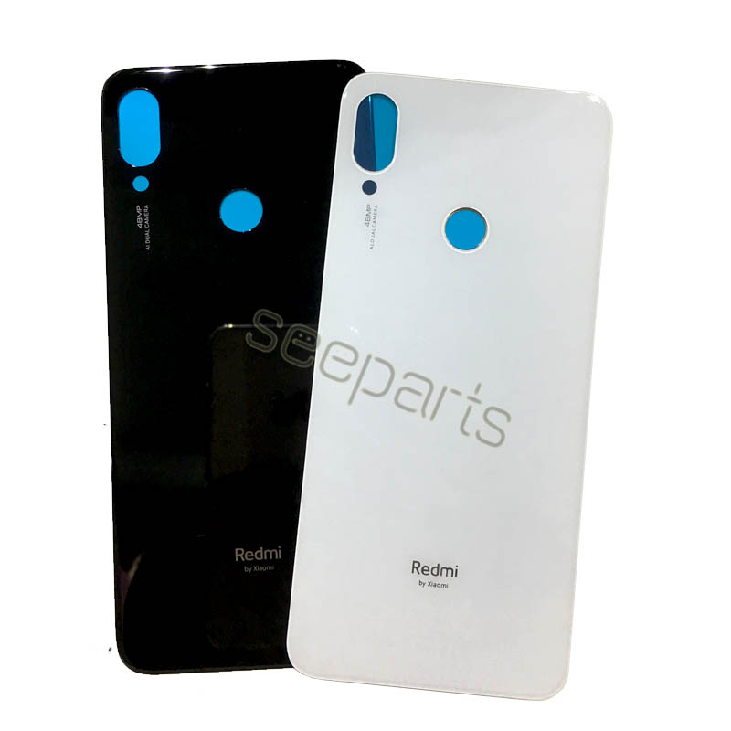Redmi Note 7 Pro couvercle de batterie porte arrière boîtier du boîtier du châssis central pièces de rechange pour Xiaomi Redmi Note 7 couverture arrière